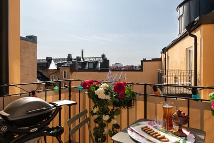 Balkong eller utsiktsbild