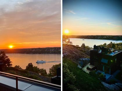 Balkong eller utsiktsbild