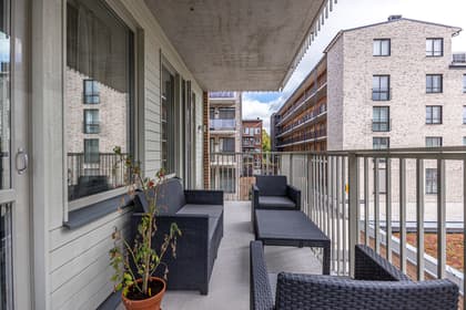 Balkong eller utsiktsbild