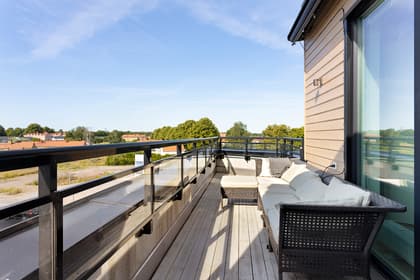 Balkong eller utsiktsbild