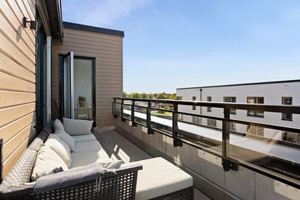 Balkong eller utsiktsbild