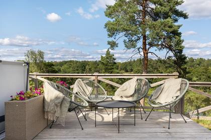 Balkong eller utsiktsbild