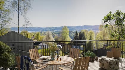 Balkong eller utsiktsbild