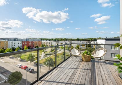 Balkong eller utsiktsbild