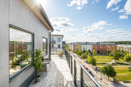 Balkong eller utsiktsbild