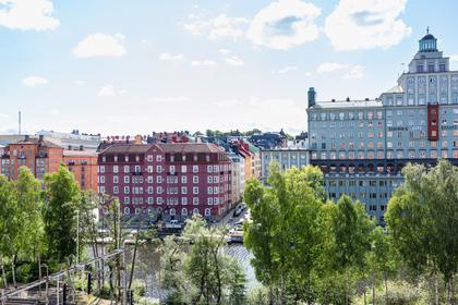 Balkong eller utsiktsbild