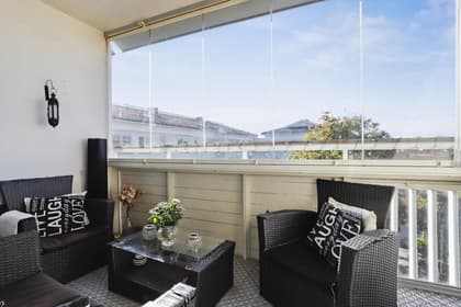 Balkong eller utsiktsbild