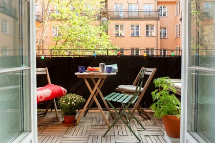 Balkong eller utsiktsbild