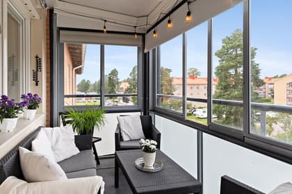 Balkong eller utsiktsbild