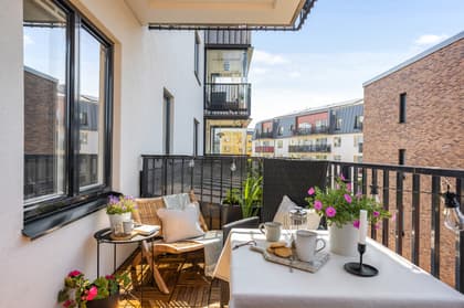 Balkong eller utsiktsbild