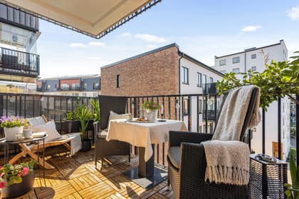 Balkong eller utsiktsbild