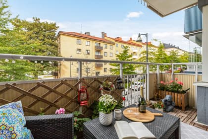 Balkong eller utsiktsbild