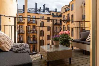 Balkong eller utsiktsbild