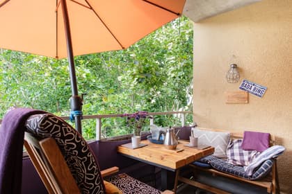 Balkong eller utsiktsbild