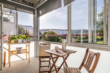 Balkong eller utsiktsbild