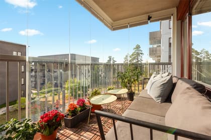 Balkong eller utsiktsbild