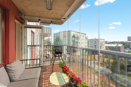 Balkong eller utsiktsbild