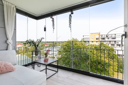 Balkong eller utsiktsbild