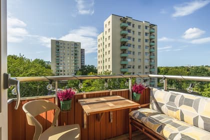 Balkong eller utsiktsbild