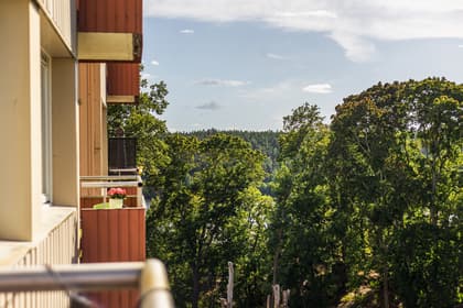 Balkong eller utsiktsbild