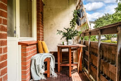 Balkong eller utsiktsbild