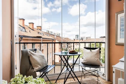 Balkong eller utsiktsbild