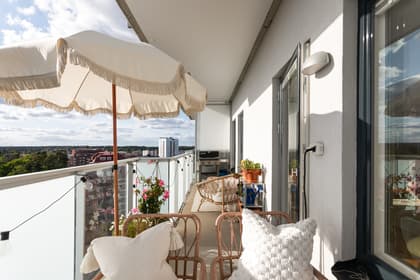 Balkong eller utsiktsbild