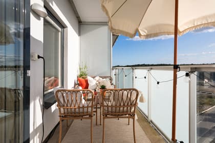 Balkong eller utsiktsbild