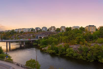 Balkong eller utsiktsbild