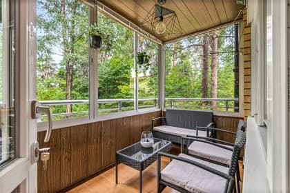 Balkong eller utsiktsbild