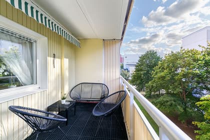 Balkong eller utsiktsbild