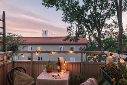 Balkong eller utsiktsbild