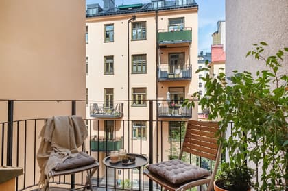 Balkong eller utsiktsbild