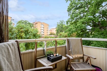 Balkong eller utsiktsbild