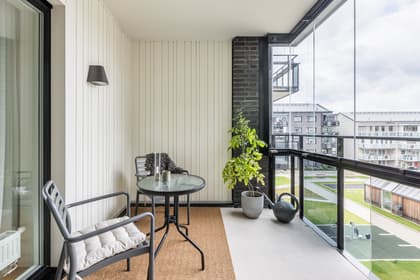 Balkong eller utsiktsbild