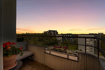 Balkong eller utsiktsbild