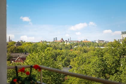 Balkong eller utsiktsbild