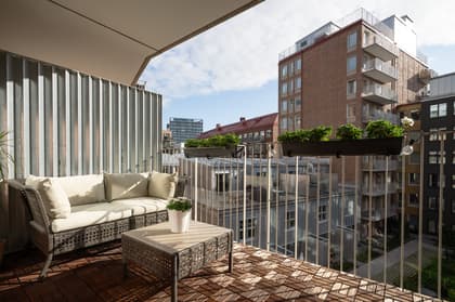 Balkong eller utsiktsbild