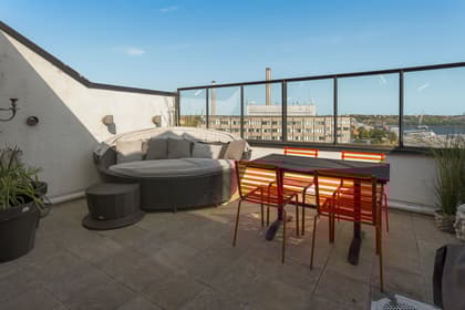 Balkong eller utsiktsbild