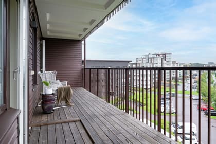 Balkong eller utsiktsbild