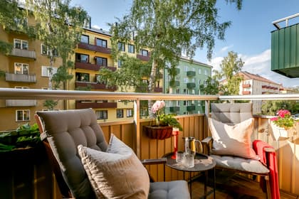 Balkong eller utsiktsbild