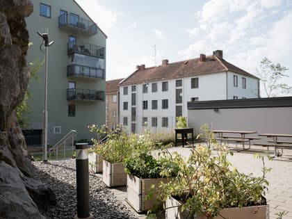 Balkong eller utsiktsbild