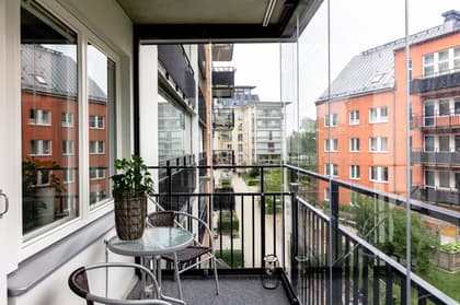 Balkong eller utsiktsbild