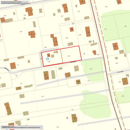 Illustrerad karta över fastigheten eller området