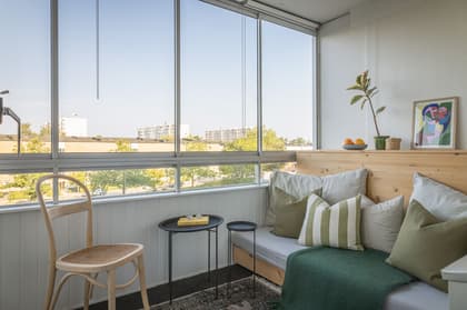 Balkong eller utsiktsbild