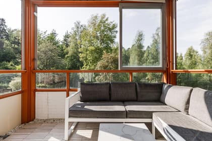 Balkong eller utsiktsbild