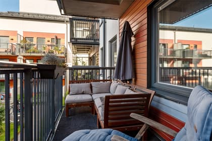 Balkong eller utsiktsbild