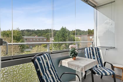 Balkong eller utsiktsbild