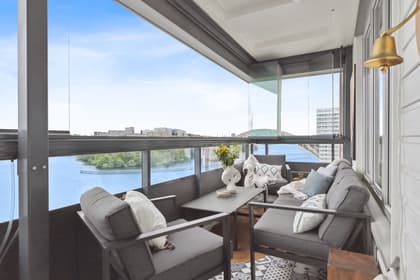 Balkong eller utsiktsbild