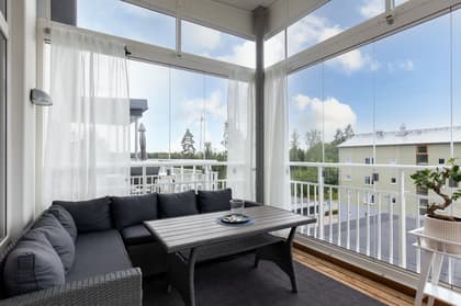 Balkong eller utsiktsbild